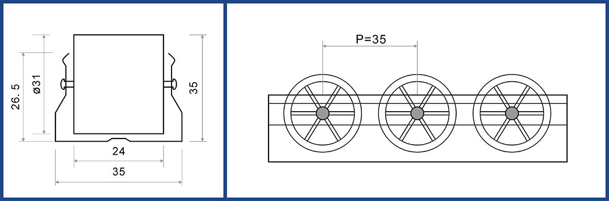 roller track SK-35A 