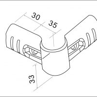Coated pipe joint H-3K