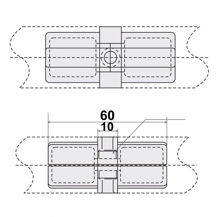 Aluminum Pipe Joint SK-L17