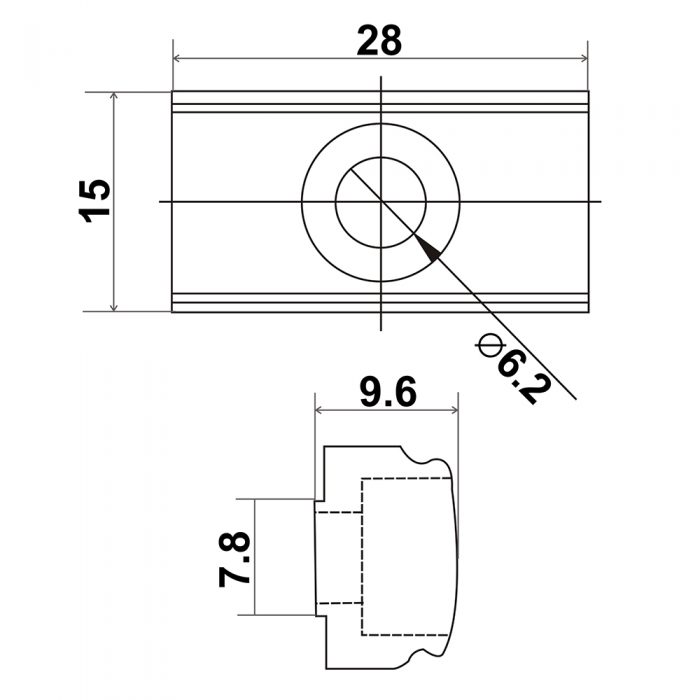 Aluminum Pipe Joint SK-L28