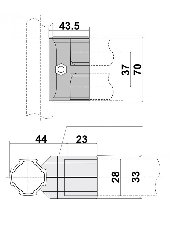 Aluminum Pipe Joint SK-L6