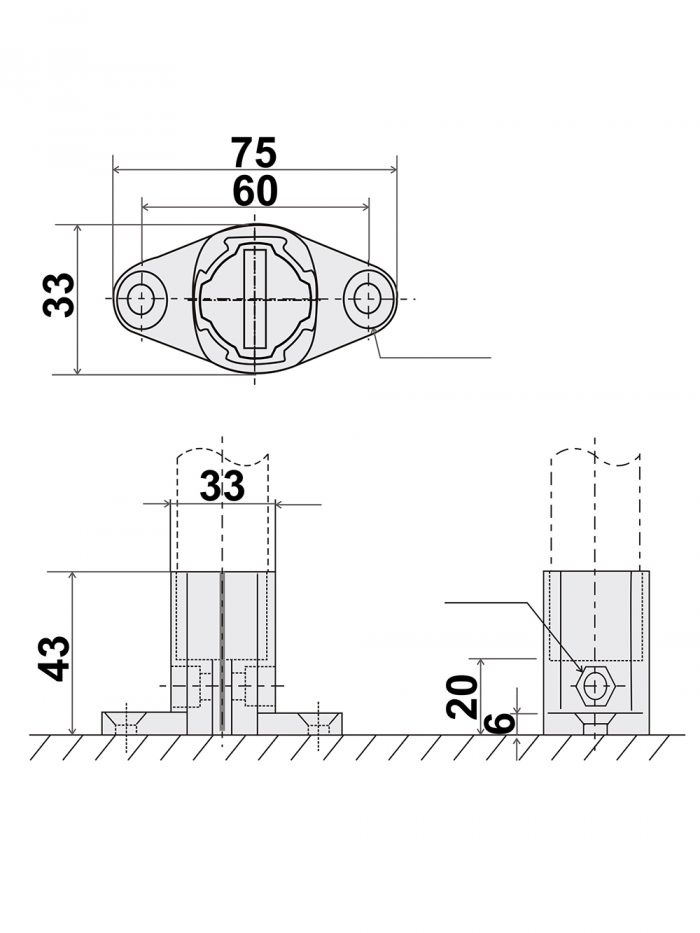 Aluminum Pipe Joint SK-L7